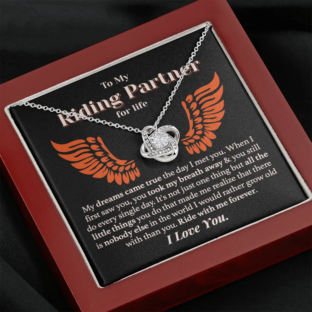 Ride With Me Forever Love Necklace