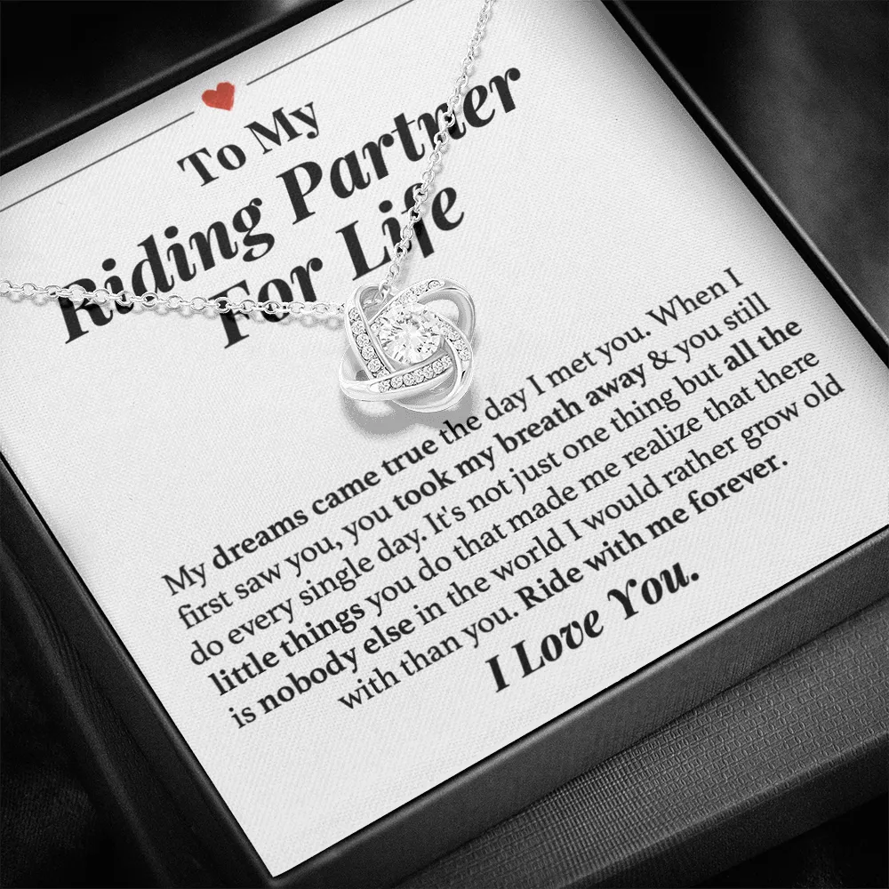 Ride With Me Forever Love Necklace
