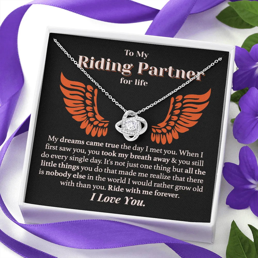 Ride With Me Forever Love Necklace