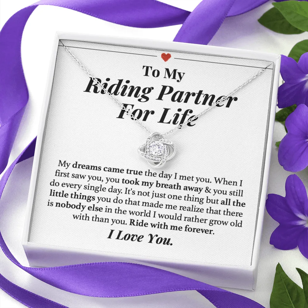 Ride With Me Forever Love Necklace