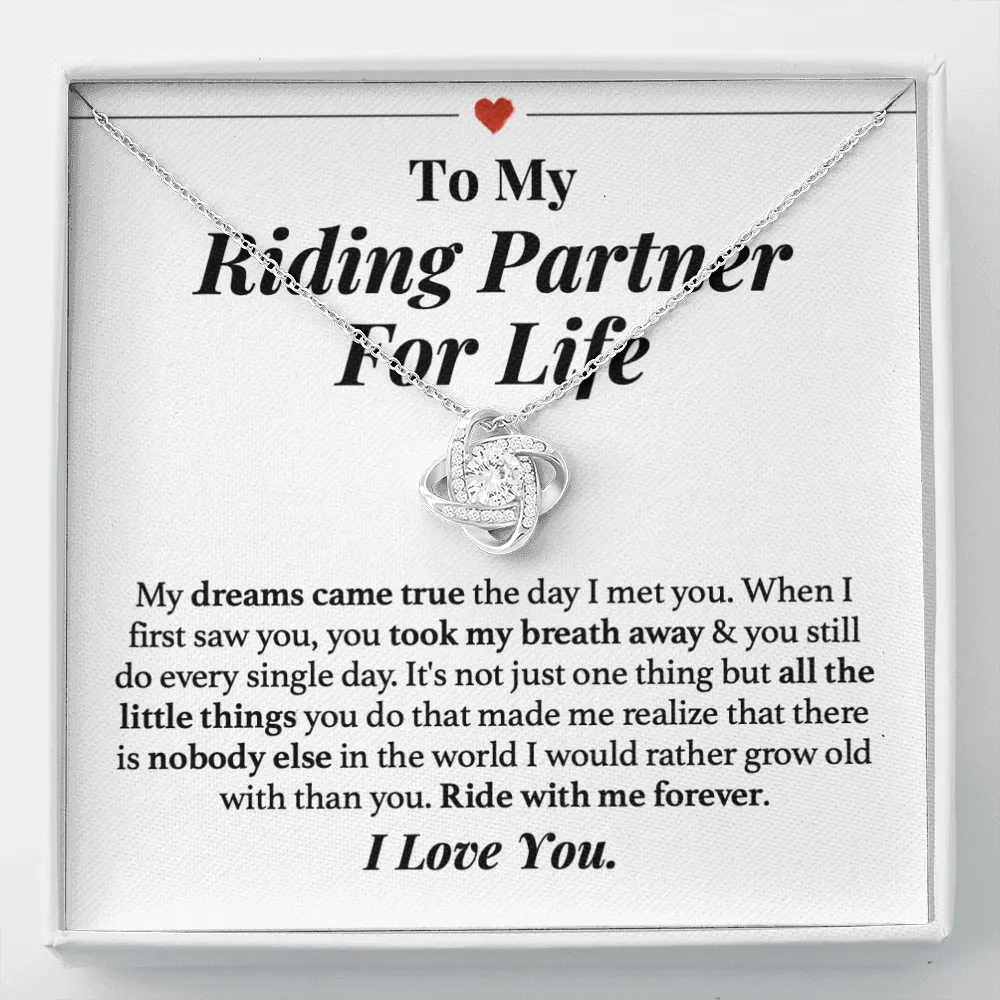 Ride With Me Forever Love Necklace