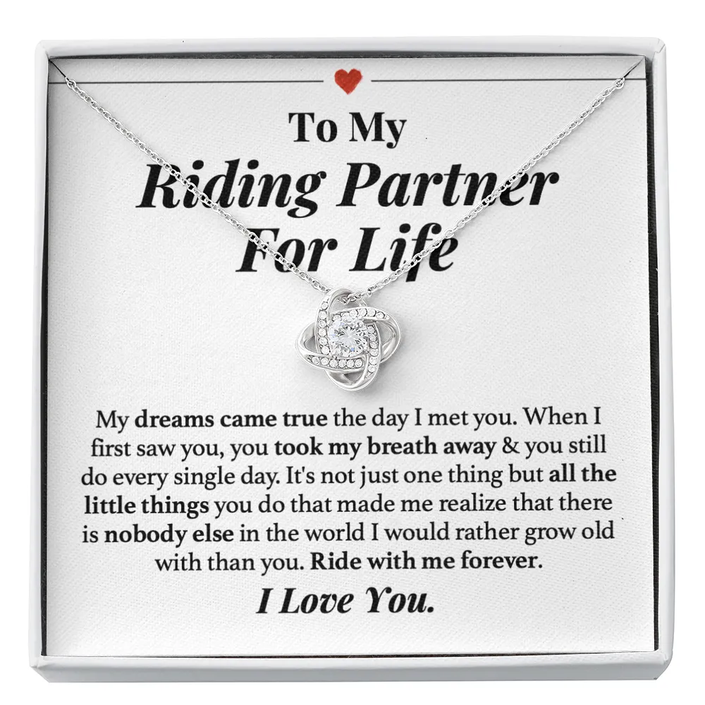 Ride With Me Forever Love Necklace