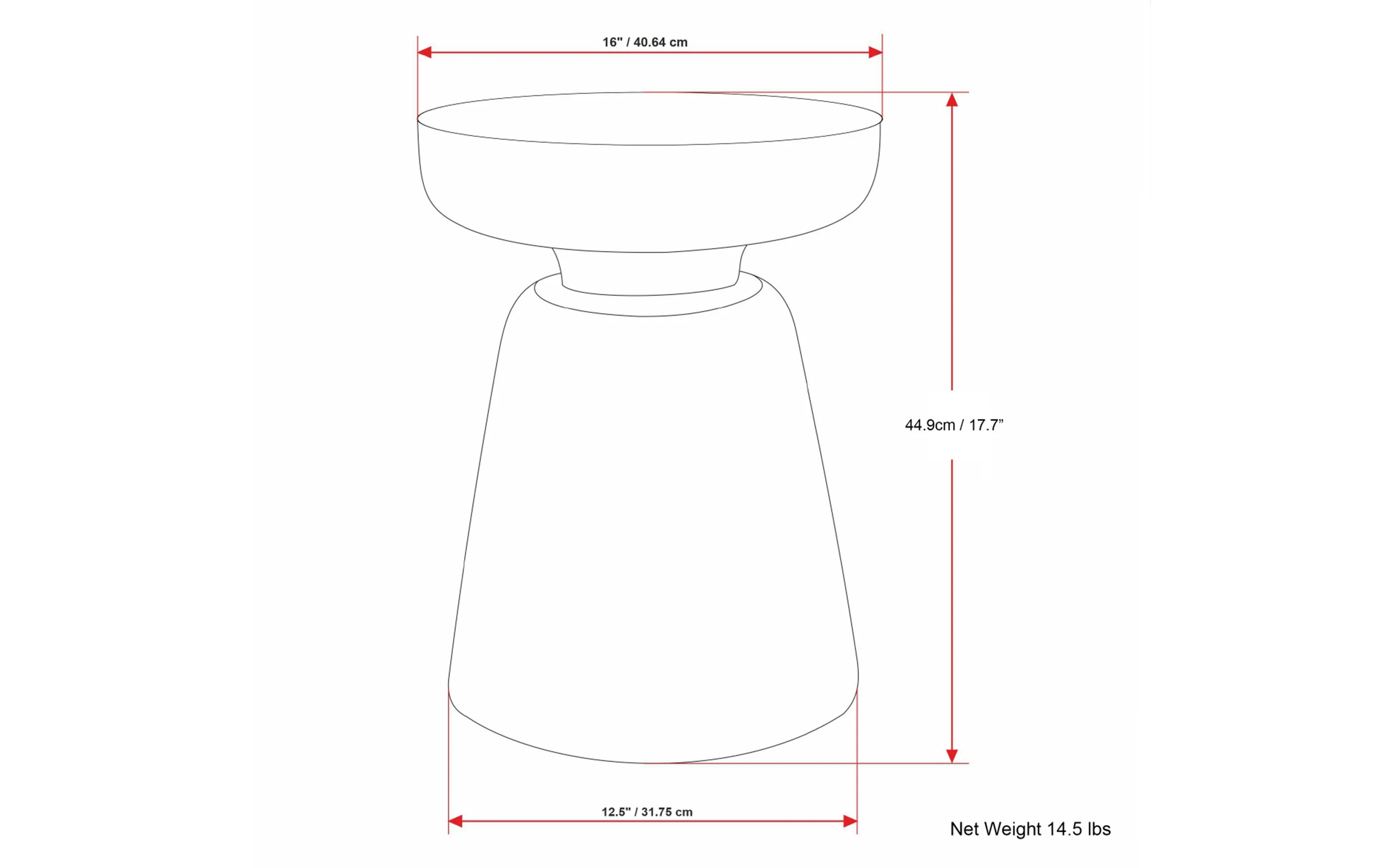 Robbie Accent Table in Mango