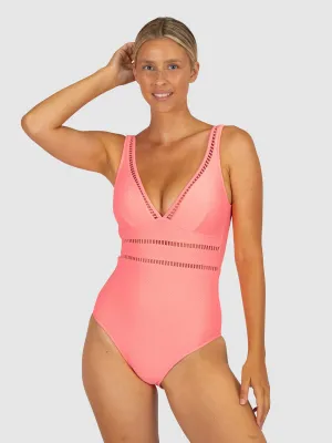 Rococco Longline One Piece in Coral Sea