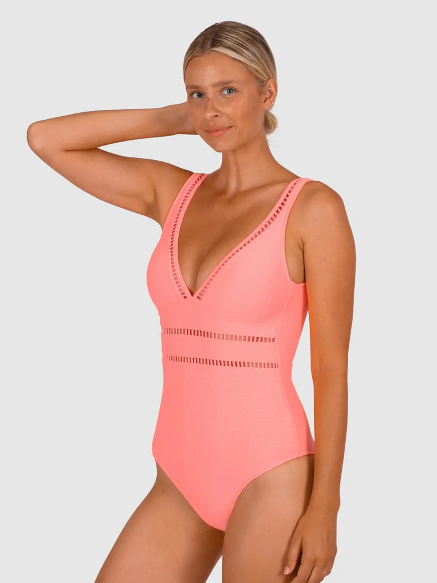 Rococco Longline One Piece in Coral Sea