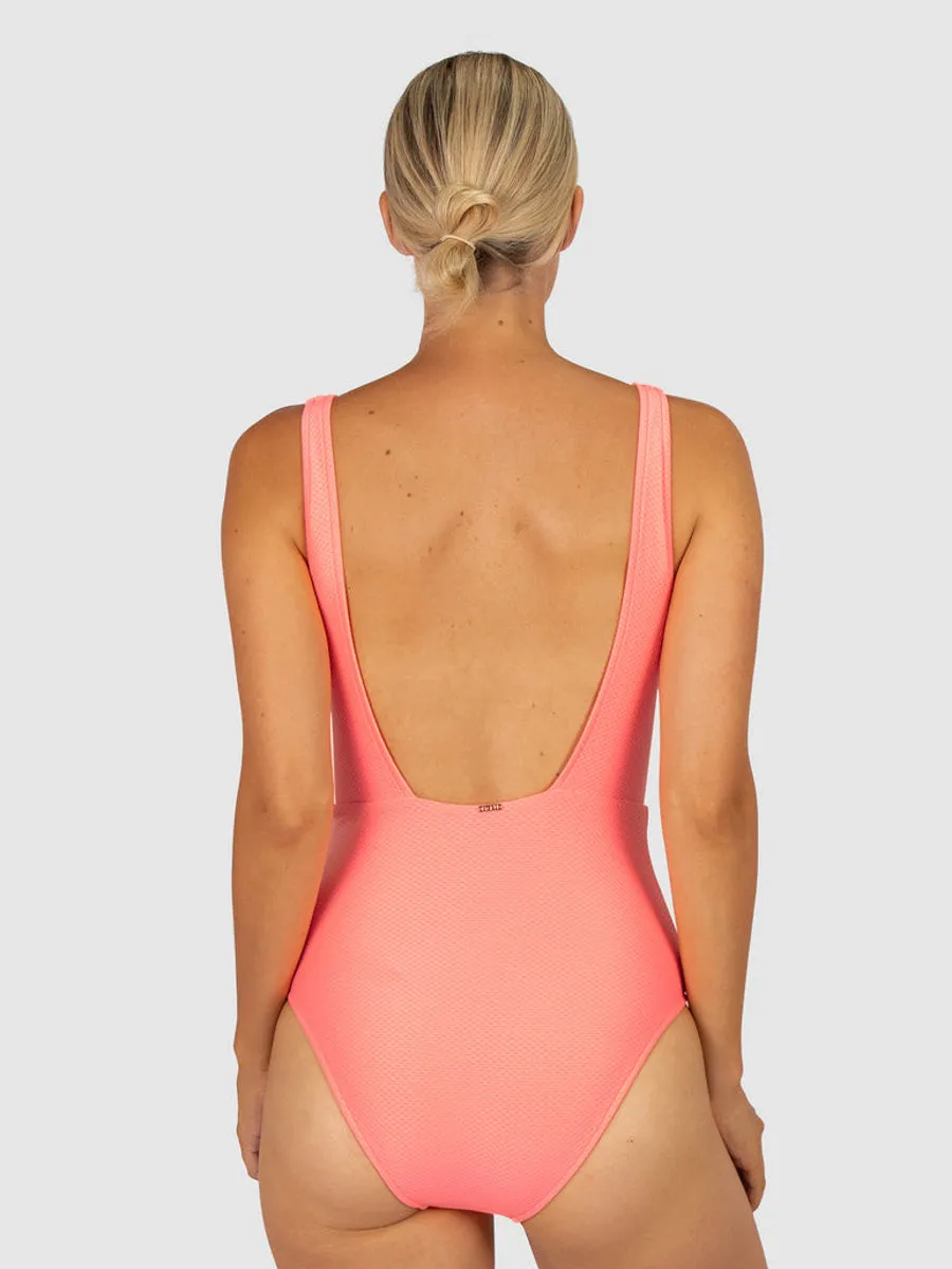 Rococco Longline One Piece in Coral Sea