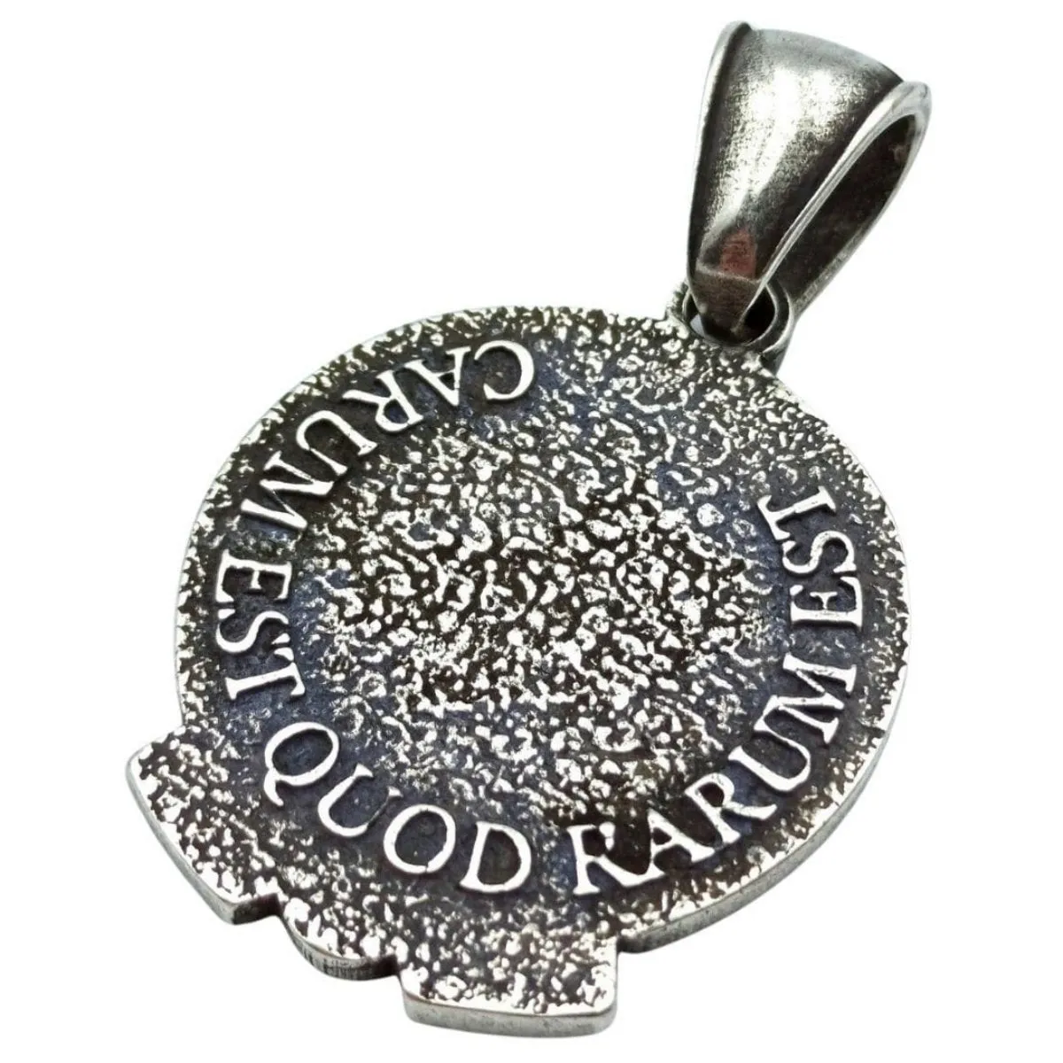Roman Aquila silver plated pendant SPQR eagle