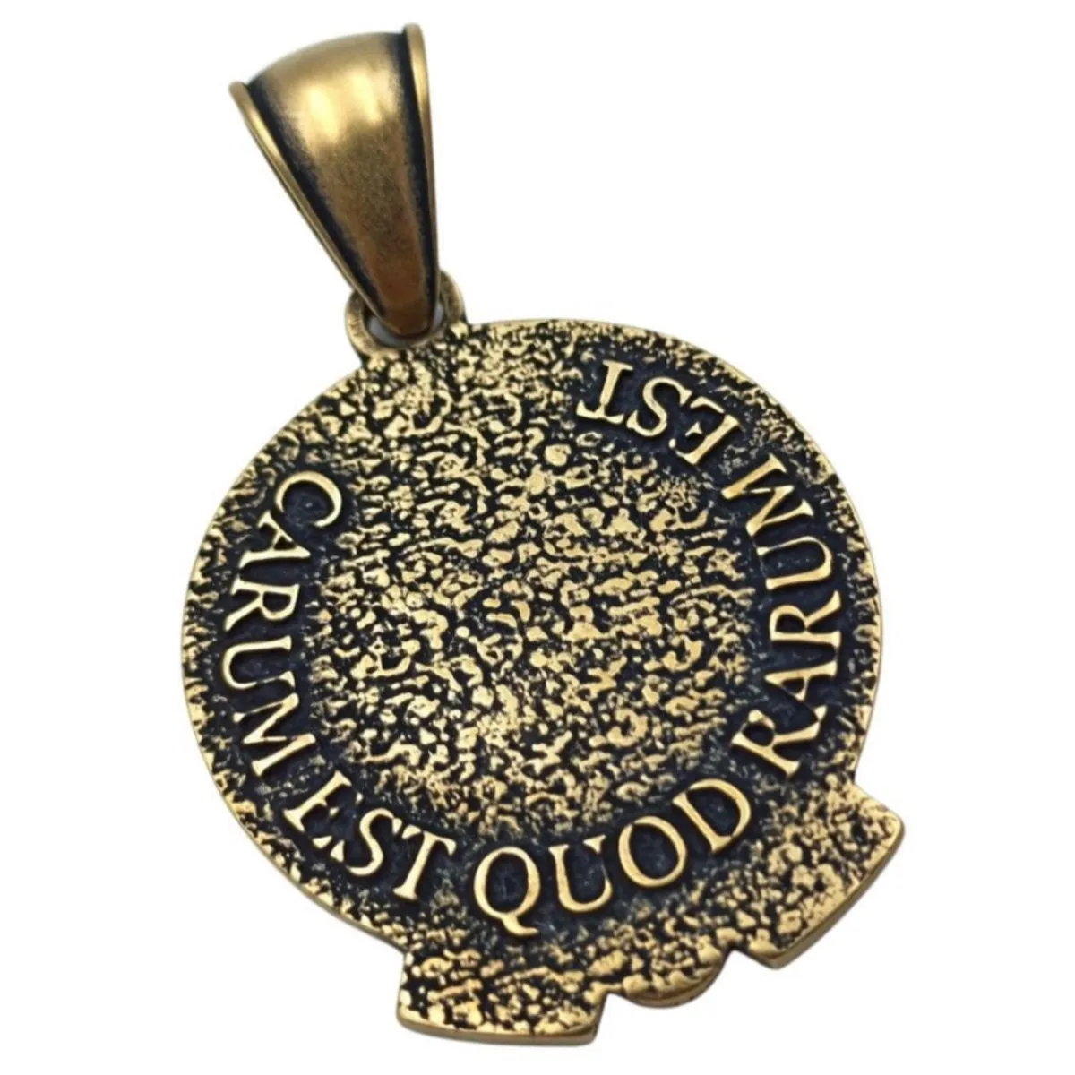 Roman eagle Aquila bronze SPQR pendant
