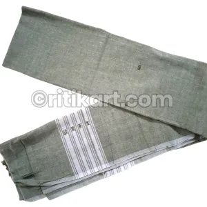 Sambalpuri Fabric For Women Light Green & White