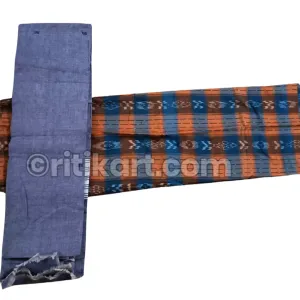 Sambalpuri Salwar Suit Light Blue Bottom with Sambalpuri Top