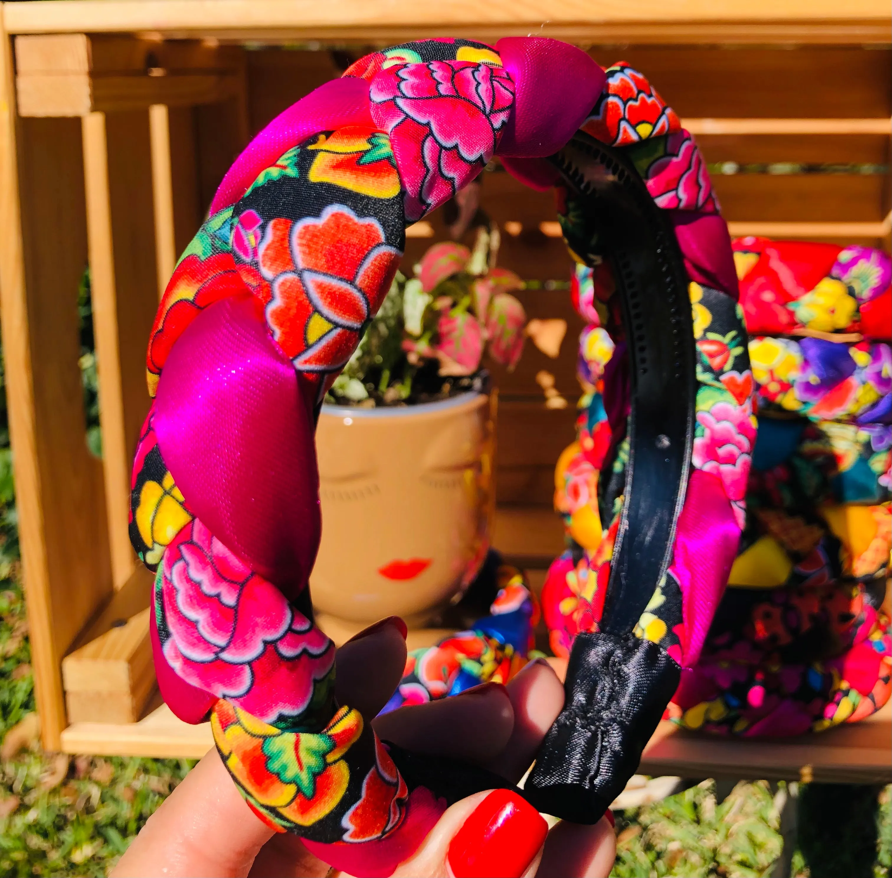 Sandunga Braided Silk Headbands