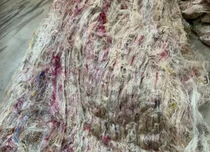 Sari Silk Waste Batts - Undyed