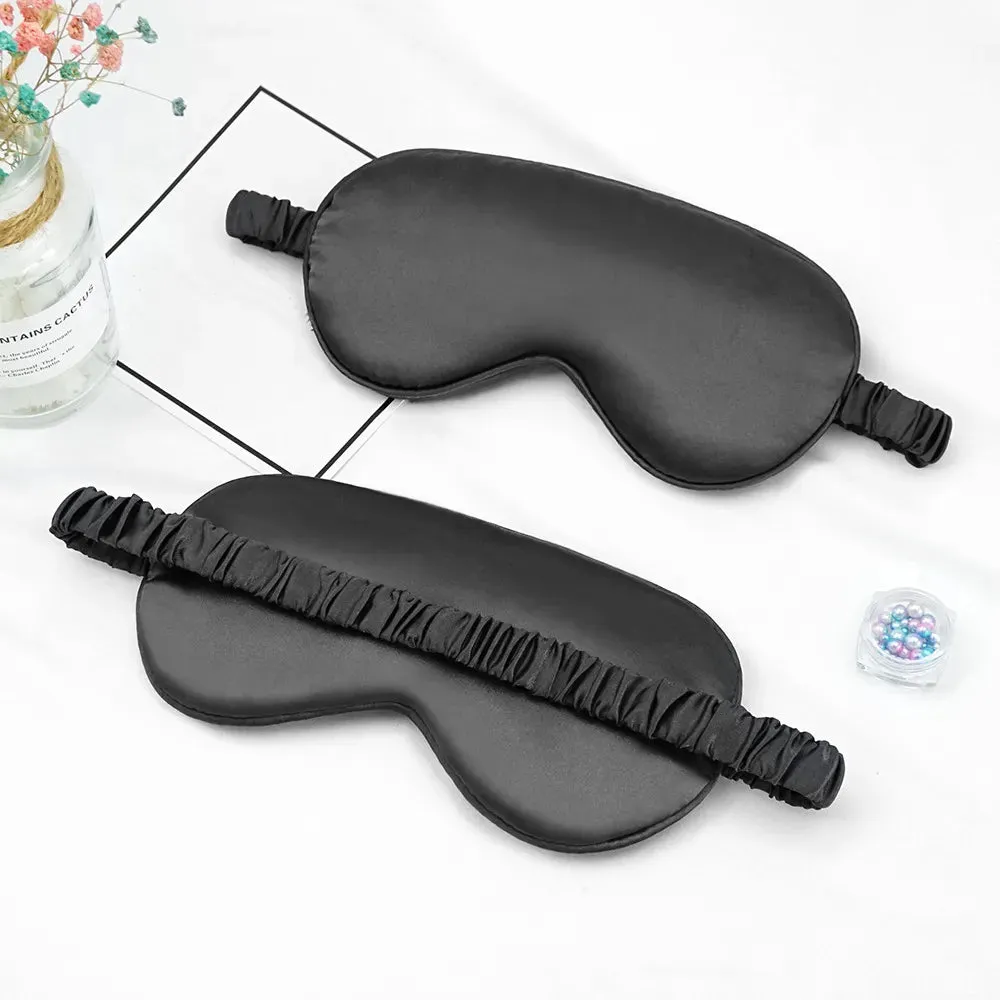 Silk Eye/Sleeping Mask Soft Padded Sleep Blindfold Eye Mask Nice Gift Idea