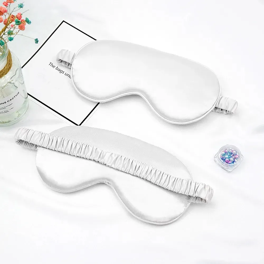 Silk Eye/Sleeping Mask Soft Padded Sleep Blindfold Eye Mask Nice Gift Idea