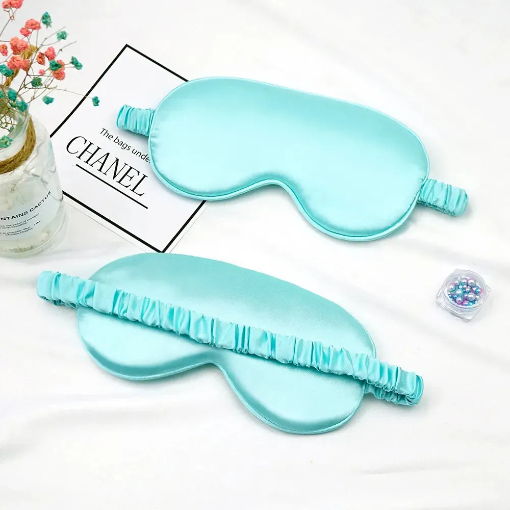 Silk Eye/Sleeping Mask Soft Padded Sleep Blindfold Eye Mask Nice Gift Idea