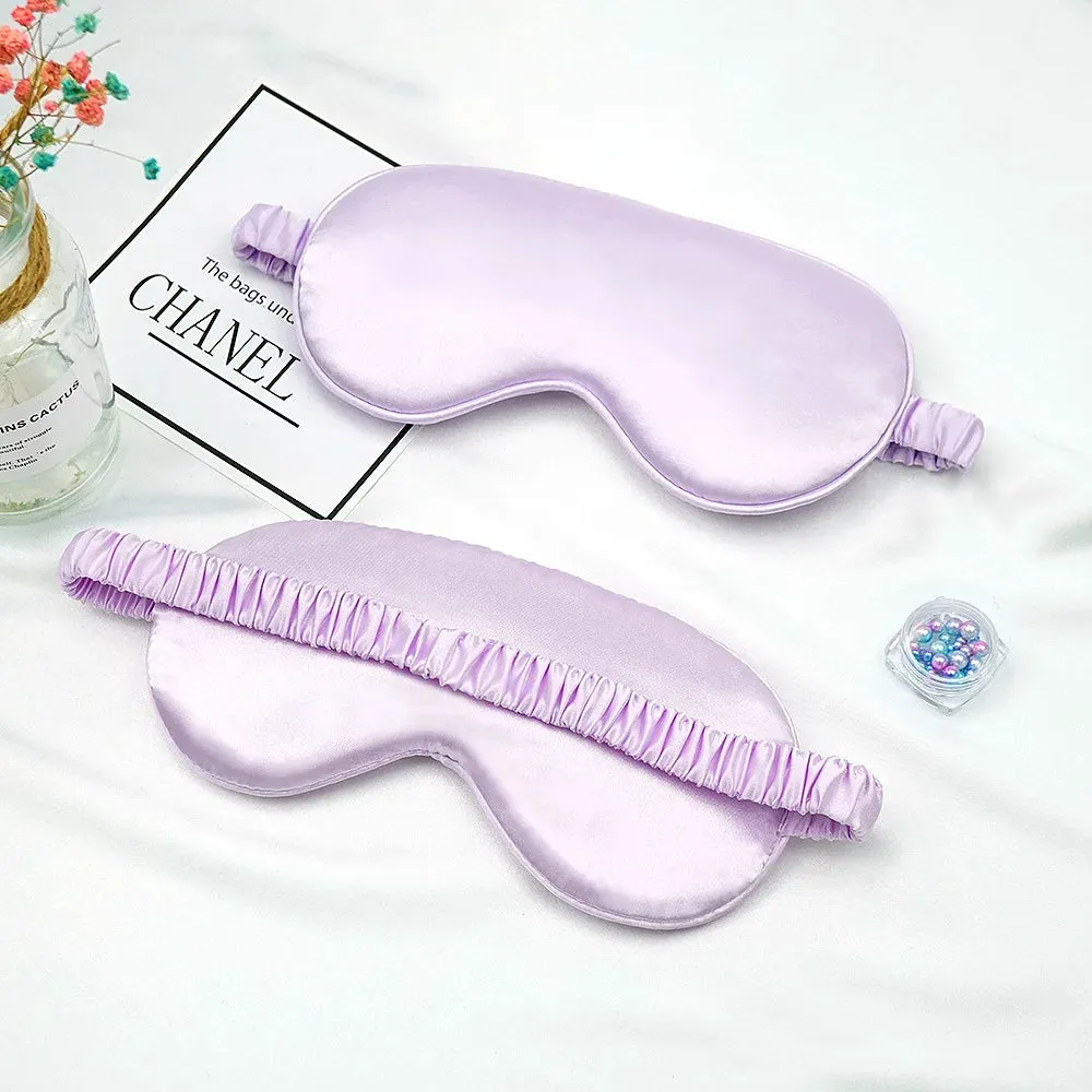 Silk Eye/Sleeping Mask Soft Padded Sleep Blindfold Eye Mask Nice Gift Idea