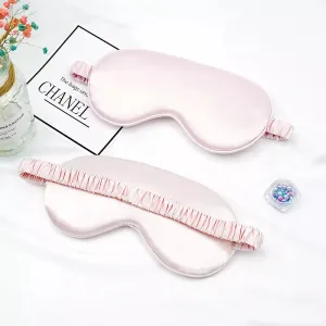 Silk Eye/Sleeping Mask Soft Padded Sleep Blindfold Eye Mask Nice Gift Idea
