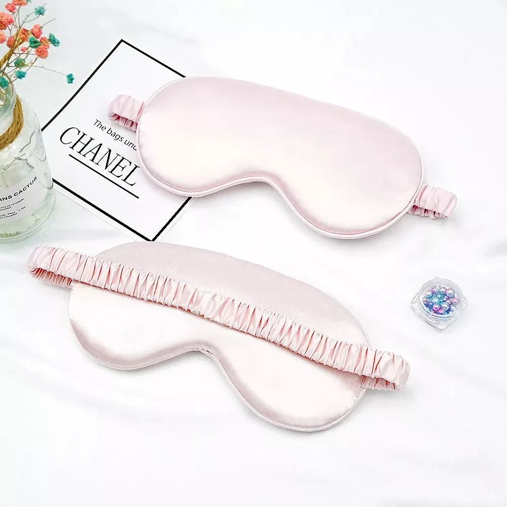 Silk Eye/Sleeping Mask Soft Padded Sleep Blindfold Eye Mask Nice Gift Idea
