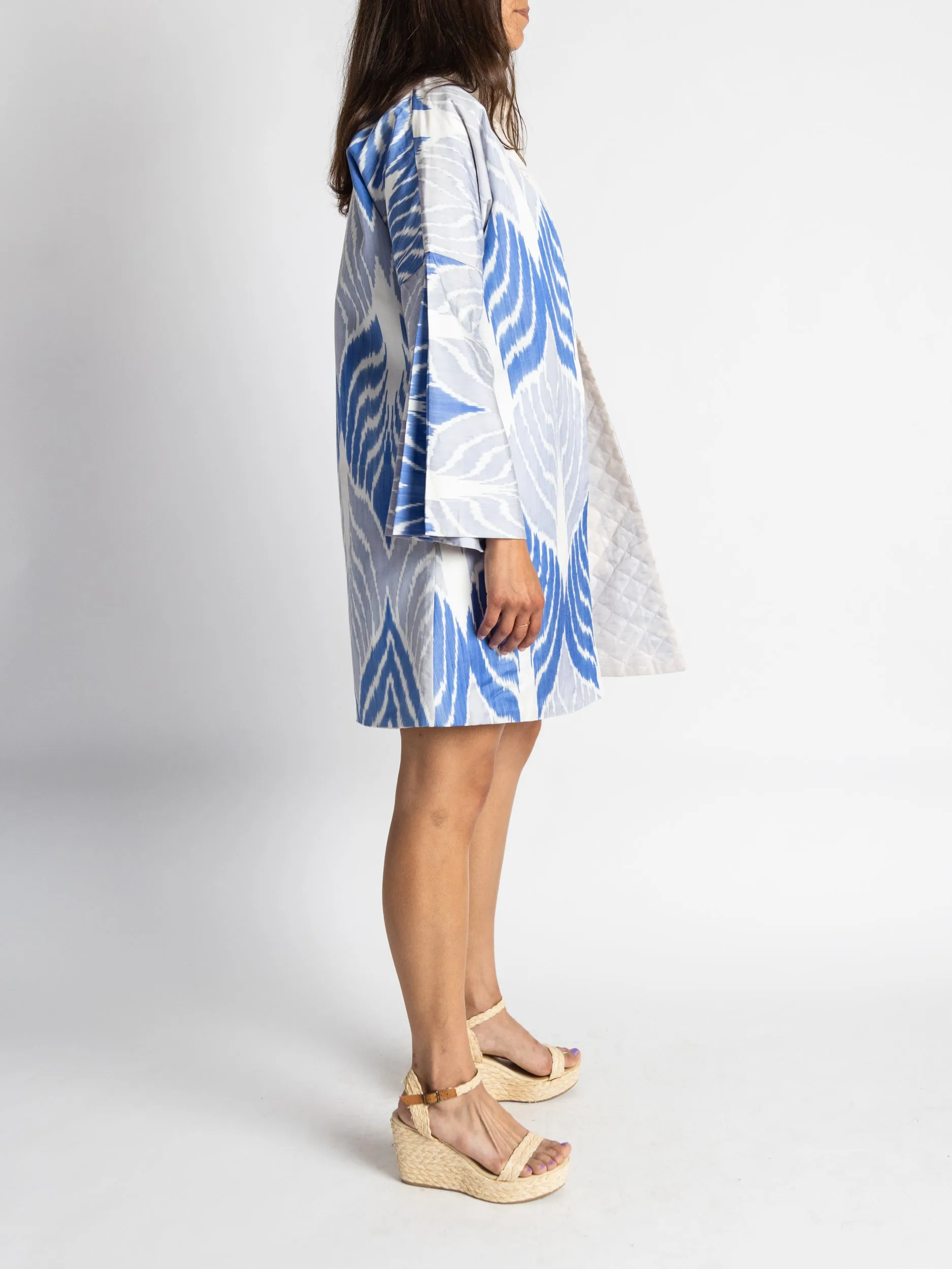 Silk Ikat Chapan Coat