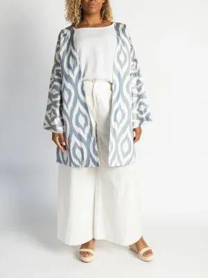 Silk Ikat Chapan Coat