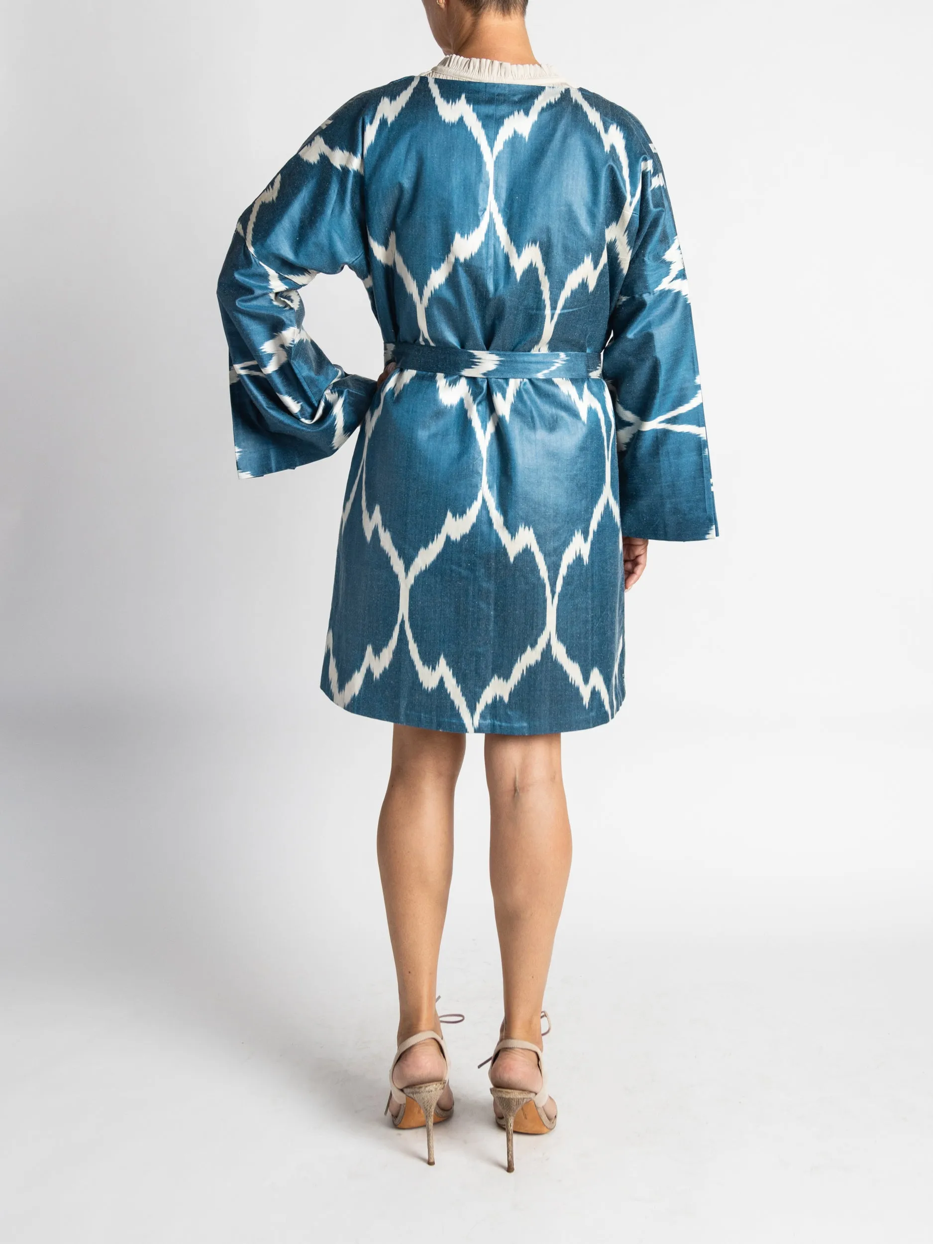 Silk Ikat Chapan Coat