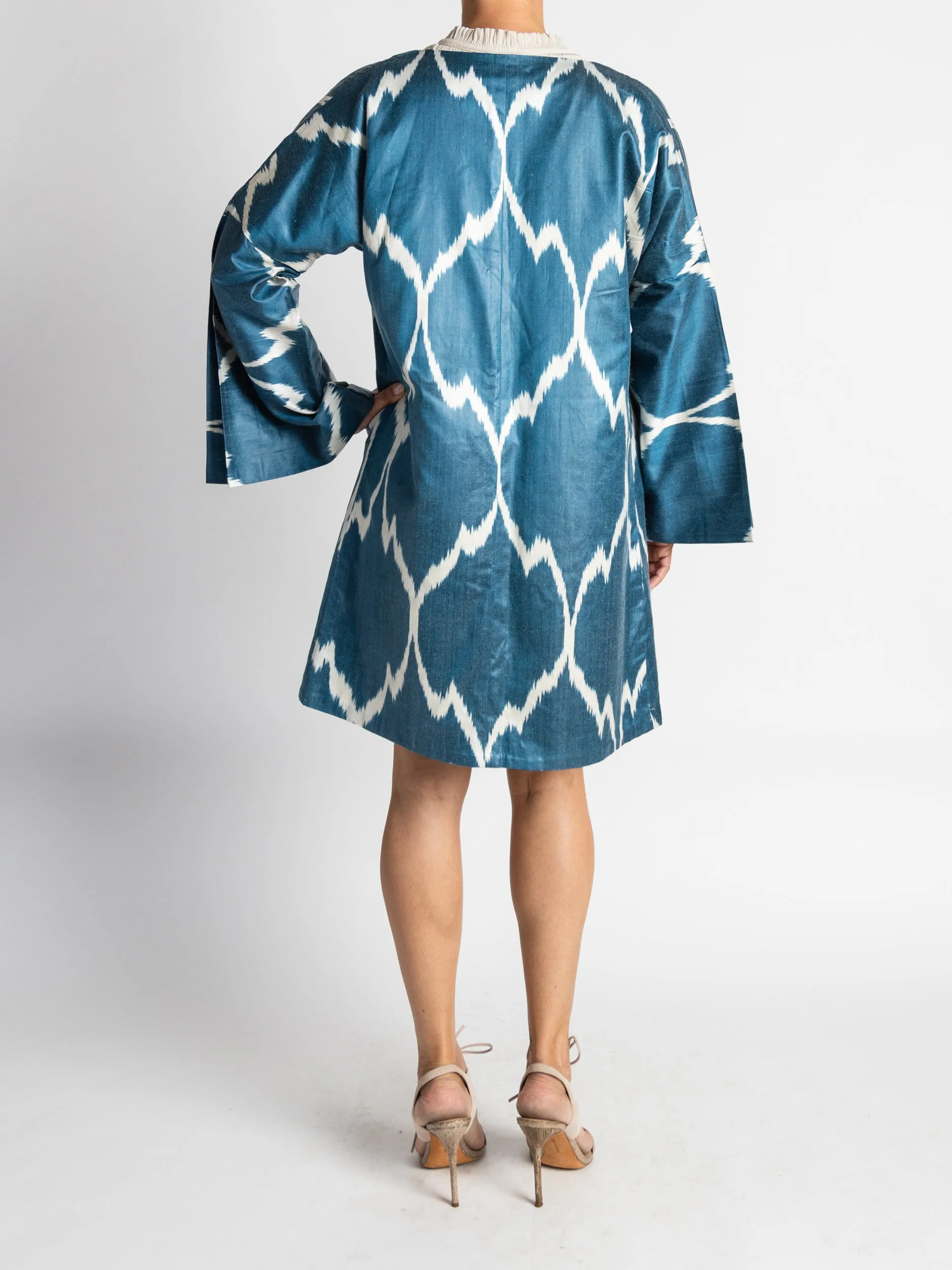 Silk Ikat Chapan Coat