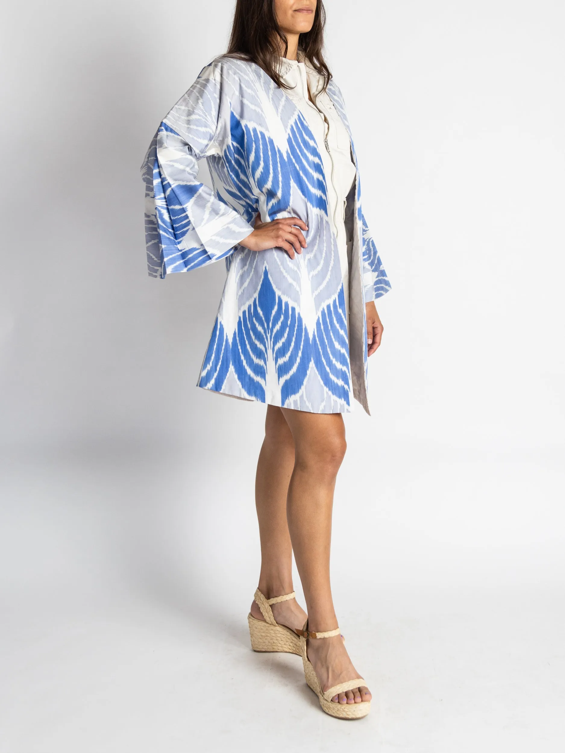 Silk Ikat Chapan Coat