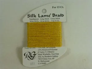 Silk Lame Braid LB11 Yellow