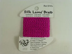 Silk Lame Braid LB123 Dark Hot Pink