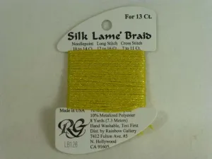 Silk Lame Braid LB126 Canary Yellow