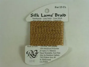 Silk Lame Braid LB142 Toasted Almond
