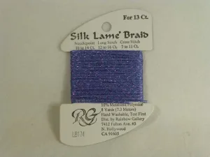 Silk Lame Braid LB174 Periwinkle