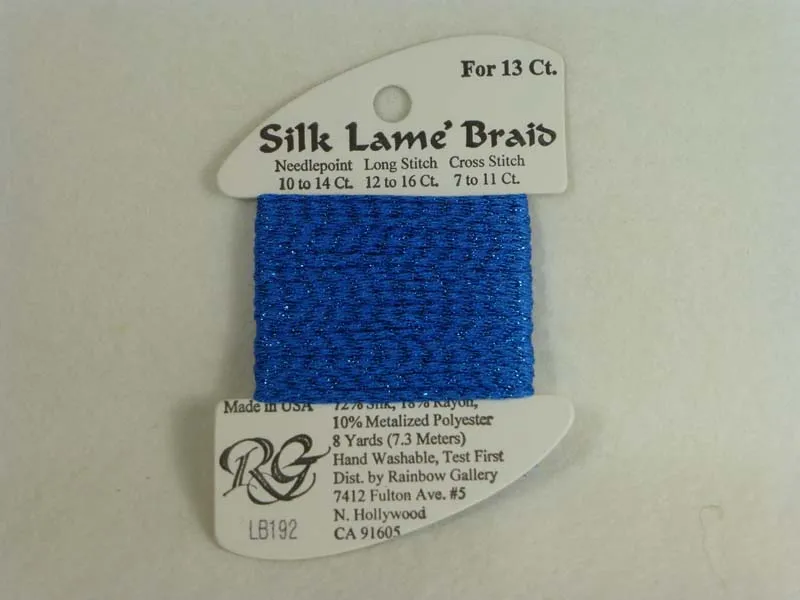 Silk Lame Braid LB192 Bluebird