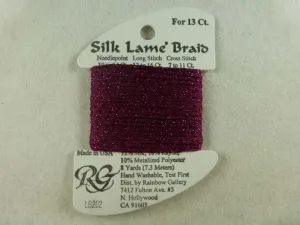 Silk Lame Braid LB202 Wild Plum