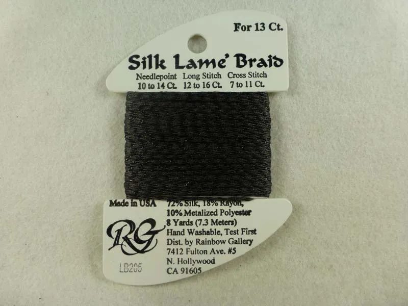 Silk Lame Braid LB205 Gargoyle