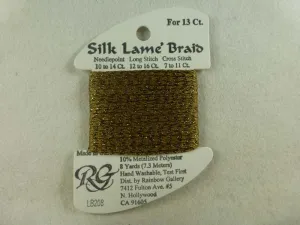 Silk Lame Braid LB208 Antique Bronze