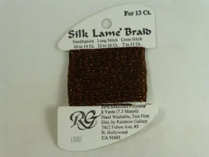 Silk Lame Braid LB32 Coffee