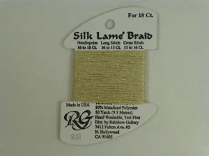 Silk Lame Braid SL03 Ecru