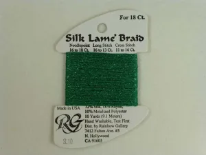 Silk Lame Braid SL10 Green