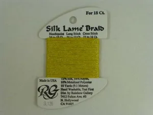 Silk Lame Braid SL126 Canary Yellow