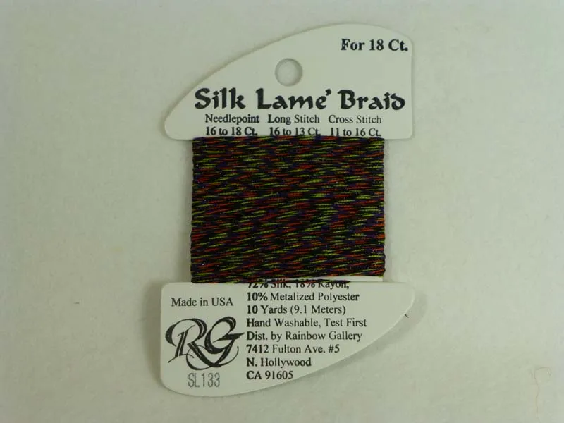 Silk Lame Braid SL133 Halloween