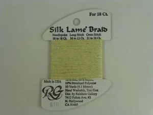 Silk Lame Braid SL171 Mellow Yellow