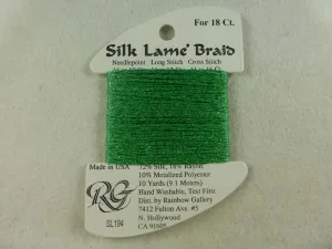 Silk Lame Braid SL194 Greenbriar