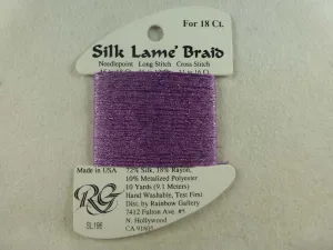 Silk Lame Braid SL196 Orchid Mist