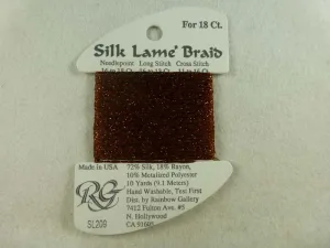 Silk Lame Braid SL209 Ginger Bread