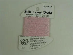 Silk Lame Braid SL24 Baby Pink