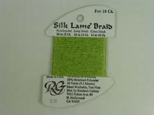 Silk Lame Braid SL36 Chartreuse