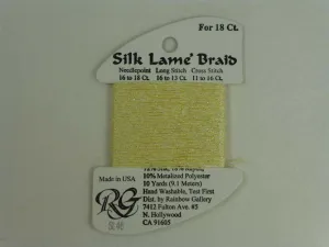 Silk Lame Braid SL46 Lemon Mist