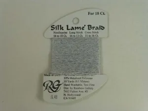 Silk Lame Braid SL48 Silver