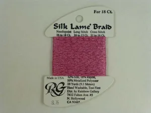 Silk Lame Braid SL75 Wild Rose